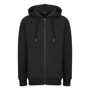 No Fear Mens Plain Full Zip Hoodie / Black